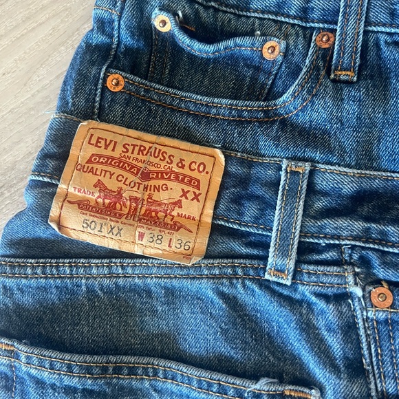 Levi's Blue Denim Mini Skirt - Picture 3 of 7